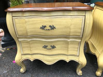 Dorothy Draper Pretty Pair French Provincial Night Stands Dorothy Draper Style