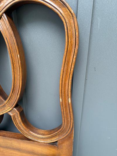 Dorothy Draper Vintage Fruit Wood French Provincial Queen Headboard Mid Century