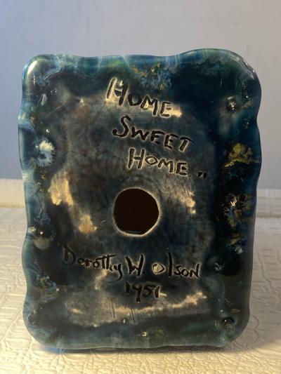 Dorothy Olson WONDERFUL MID CENTURY PAIR OF CERAMIC ARTIST AQUARIUM LAMPS
