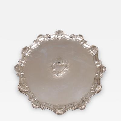 Dorothy Sarbit George II Sterling Silver Salver 1754