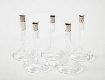 Dorothy Thorpe Set of 5 Dorothy Thorpe Lucite Candlesticks