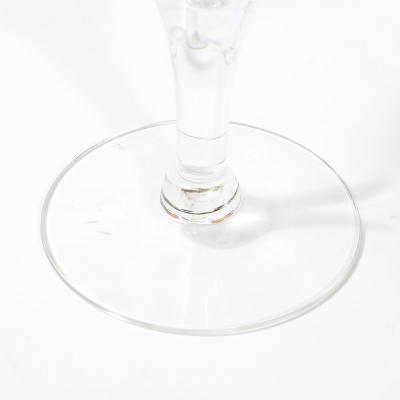 Dorothy Thorpe Set of Four 22 Karat Gold Gilt Rimmed Martini Glasses by Dorothy Thorpe