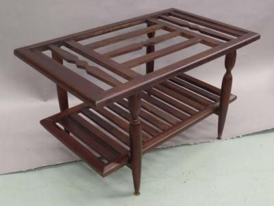 Double Level French Colonial Cocktail Table French Indochina 1930