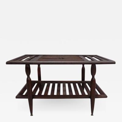 Double Level French Colonial Cocktail Table French Indochina 1930
