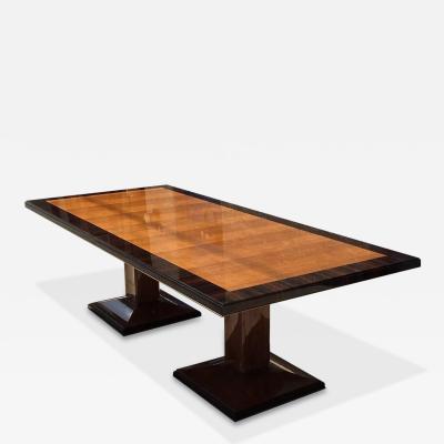 Double Pedestal Dining Table