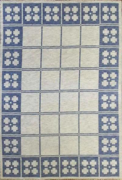 Double Sided Swedish Kilim Rug 5 x 75 