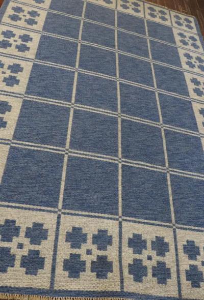 Double Sided Swedish Kilim Rug 5 x 75 