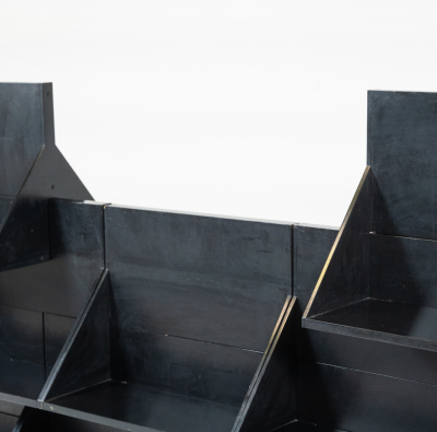 Double sided Bookcase Uno sullaltro by Ugo La Pietra 1968