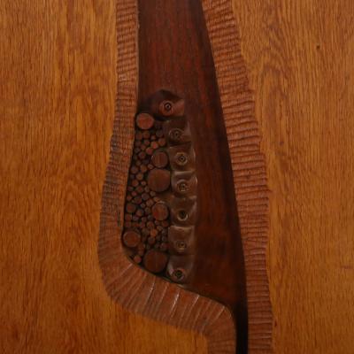 Doug Parmeter Exquisite Artisan Crafted Teak Door by Doug Parmeter