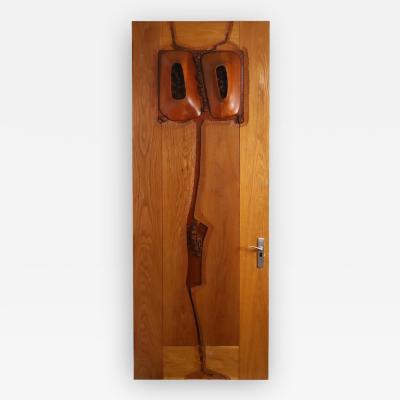 Doug Parmeter Exquisite Artisan Crafted Teak Door by Doug Parmeter