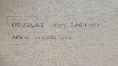 Douglas Leon Cartmel Areil in Candle Light by Douglas Leon Cartmel Contemporary Oil Painting on Linen