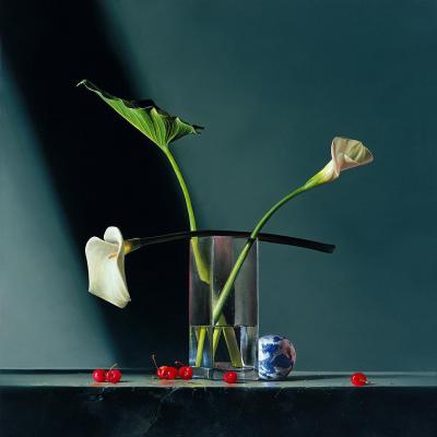 Dragon Lily Giclee Still Life Painting by Dario Campanile