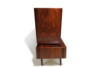 Dramatic Scandinavian Rosewood Credenza Sideboard