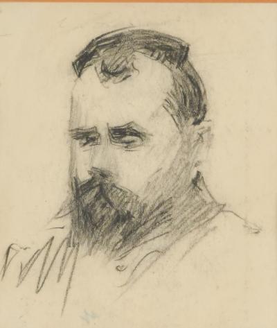 Drawing of a Man England circa 1900