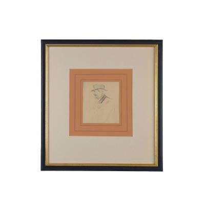 Drawing of a Man England circa 1900