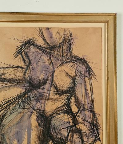Drawing of a Seated Woman by Donald Stroh