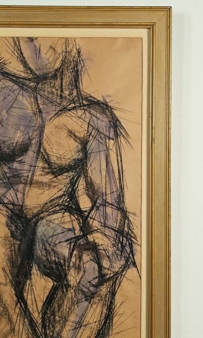 Drawing of a Seated Woman by Donald Stroh