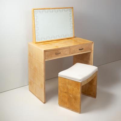 Dressing table and stool