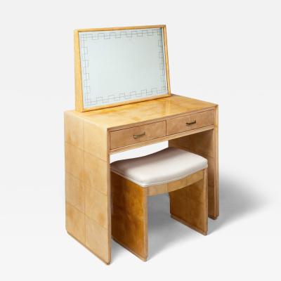 Dressing table and stool