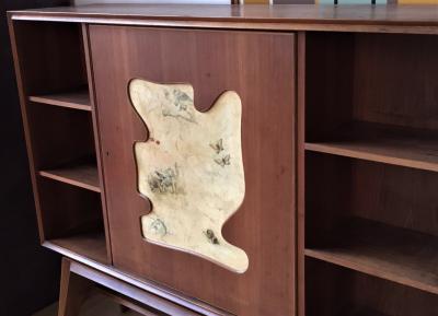 Dry Bar Book Case Cabinet