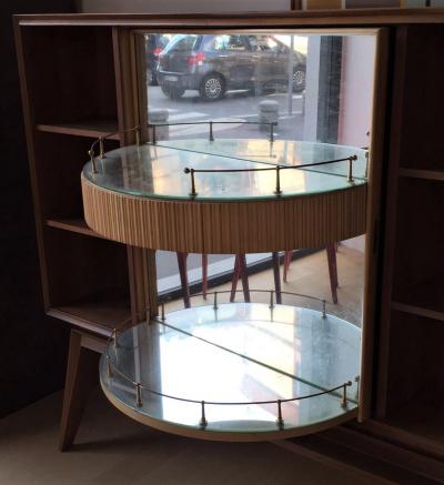 Dry Bar Book Case Cabinet