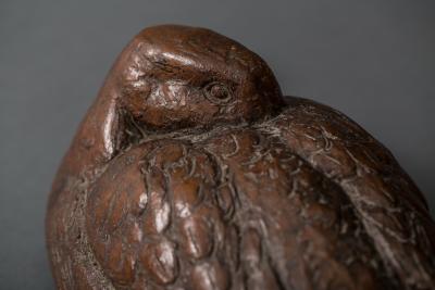 Dry Lacquer Sculpture of a Duck