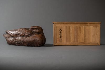 Dry Lacquer Sculpture of a Duck