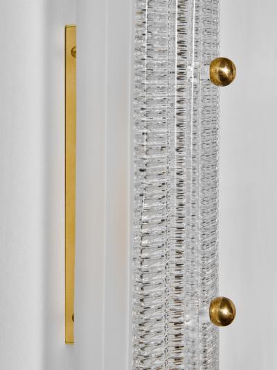 Dual Textures Murano Glass Wall Sconce