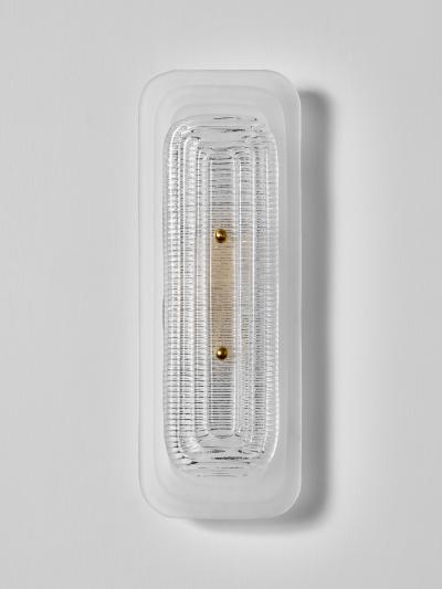 Dual Textures Murano Glass Wall Sconce