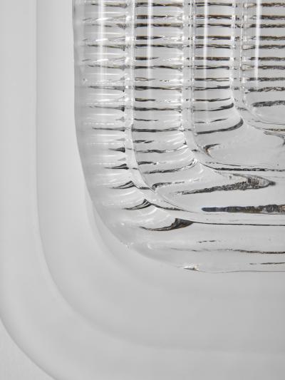 Dual Textures Murano Glass Wall Sconce