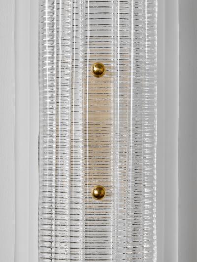 Dual Textures Murano Glass Wall Sconce