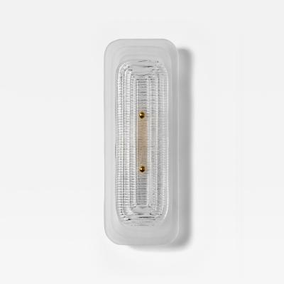 Dual Textures Murano Glass Wall Sconce