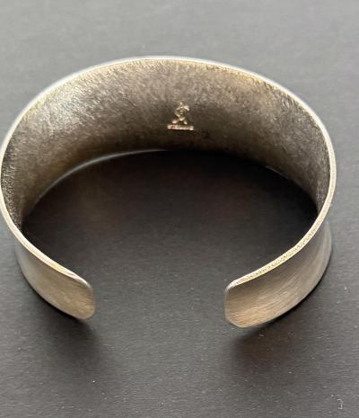 Duane Maktima Polished Silver cuff silver by Duane Maktima