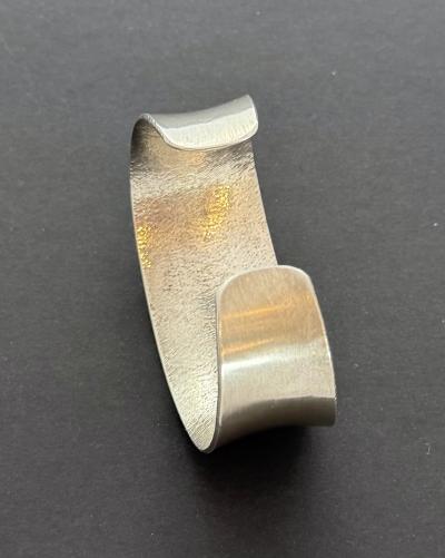 Duane Maktima Polished Silver cuff silver by Duane Maktima