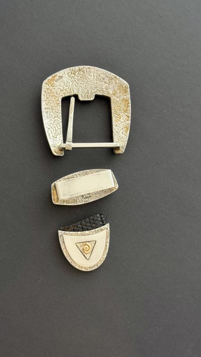 Duane Maktima belt buckle ranger set 2026 14 kt gold