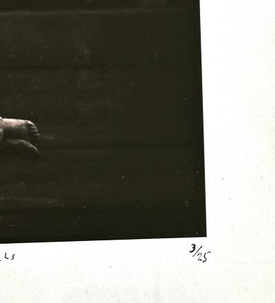 Duane Michals Framed Editioned Photograph A Man Dreaming in the City by Duane Michals