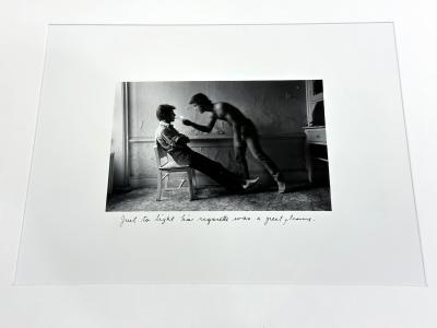 Duane Michals Framed Editioned Photograph Homage to Cavafy Series by Duane Michals