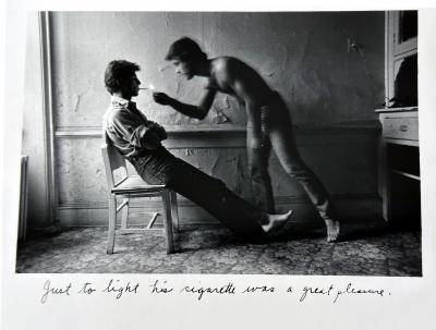 Duane Michals Framed Editioned Photograph Homage to Cavafy Series by Duane Michals