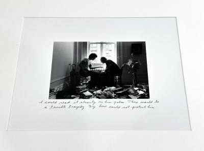 Duane Michals Framed Editioned Photograph Homage to Cavafy Series by Duane Michals