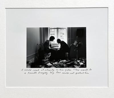 Duane Michals Framed Editioned Photograph Homage to Cavafy Series by Duane Michals