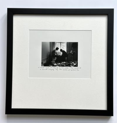 Duane Michals Framed Editioned Photograph Homage to Cavafy Series by Duane Michals