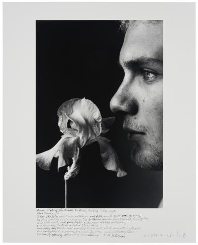 Duane Michals Framed Editioned Photograph with Notes by Duane Michals Prominent Provenance