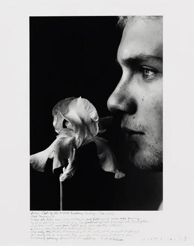 Duane Michals Framed Editioned Photograph with Notes by Duane Michals Prominent Provenance