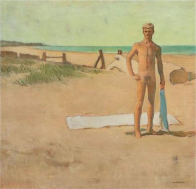 Duane Wakeham Duane Wakeham American B 1931 Late Afternoon on the Beach