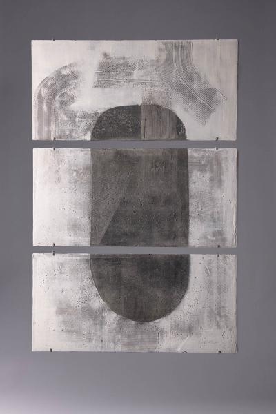 Duccio Maria Gambi Ballade Urbaine wall sculpture in concrete by Duccio Maria Gambi Italy 2022