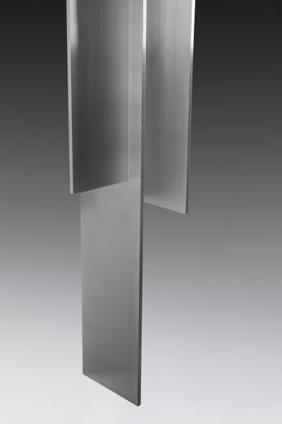 Duccio Maria Gambi Duccio Maria Gambi Hallebarde sconces in brushed aluminium and granite