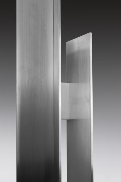 Duccio Maria Gambi Duccio Maria Gambi Hallebarde sconces in brushed aluminium and granite