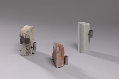 Duccio Maria Gambi Duccio Maria Gambi set of three sculptural candlesticks Italy 2022