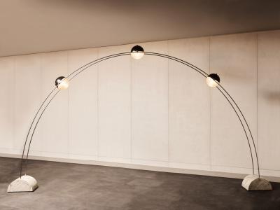 Duccio Trassinelli Monumental Ponte Arc Floor Lamp by Duccio Trassinelli for Sormani