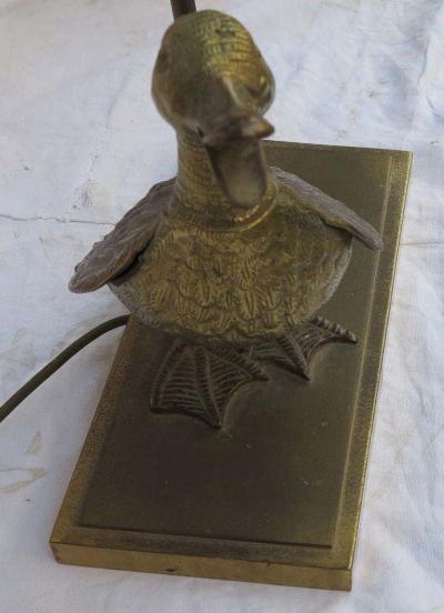 Duck Bronze Lamp